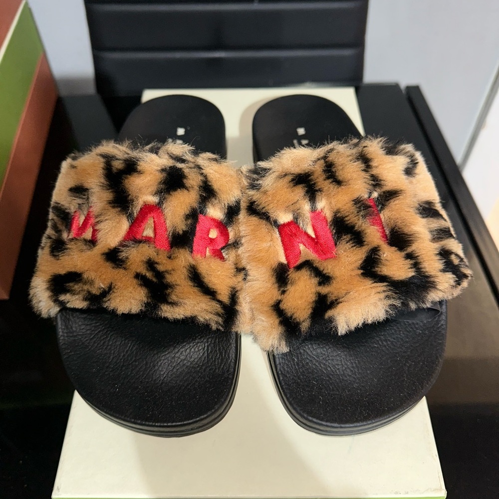 Marni Logo Slides- Leopard - Picture 3 of 10